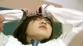 Cute Asian babe fucked hard with a dildo