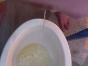 Taking a leak