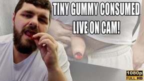 Tiny Gummy Consumed In Live Cam Show - KingMarti - Full HD 1080p - MOV