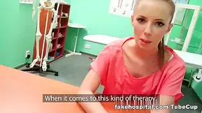 Hot Brunette Patient Returns Craving The Doctors Big Cock