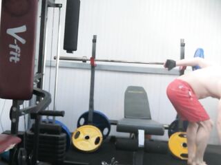 Me doing a Workout lifting Olympic weights