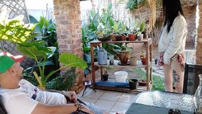 she used us to water pussy.