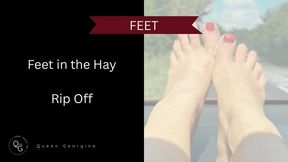 Get Ripped Off: Feet in the Hay