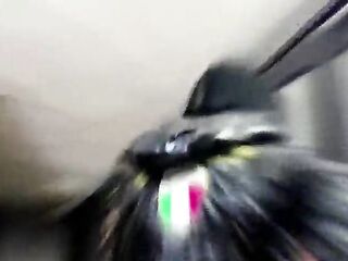 Slavemaster mother I'd like to fuck in Fresh Glossy Nickelson Downjacket. Reverse Cowgirl, Doggy and Double Cum