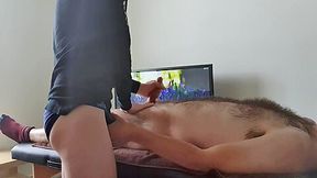 British Hairy Twink Receives First Erotic Massage With