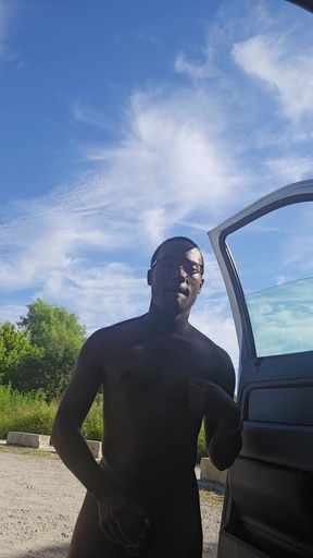 Jerking off in the Park