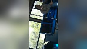 Caught a str8 stud masturbating on the bus