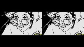 Psychedelic Sauna - Part 2 - Manga Style 2d Vr Version - Anal Orgasm