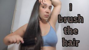 I comb my hair
