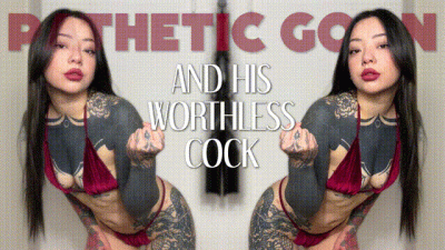 Pathetic Goon and His Worthless Cock