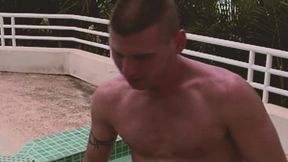 Gay Island Scene-4_gay Anal Threesome in the Pool with a Latino Friend