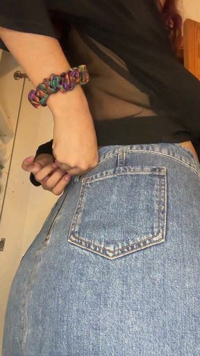 Jeans and Bracelet