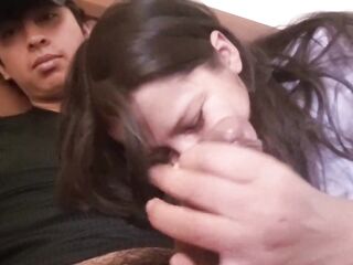 My secretary desires her every single day dose of milk, her boyfriend is working as a delivery dude.