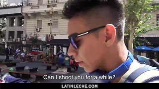 Round ass jock jonathan gets paid to suck dick on camera latino leche