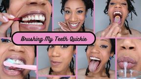 Hildy Brushes Her Teeth Quickie
