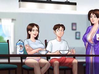 Breakfast Table Hardcore Pussy Pounding from Big Shlong - Gameplay