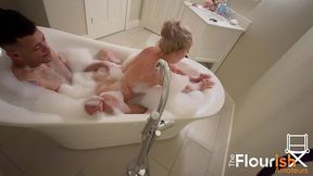 bubble bath time with veronica cruz and dexxx blue
