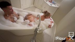 bubble bath time with veronica cruz and dexxx blue