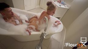 bubble bath time with veronica cruz and dexxx blue