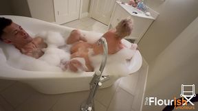 bubble bath time with veronica cruz and dexxx blue