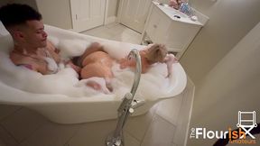 bubble bath time with veronica cruz and dexxx blue