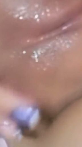 My stepsister sends me a video of her touching her pussy   Clip 1