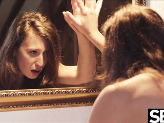 ”Watch her big natural tits bounce as they get covered in hot cum”