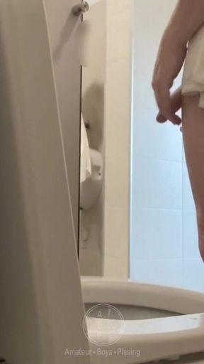 Helping Hand in Public Toilets - Almost Caught