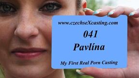 Pavlina's first porn casting