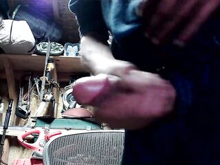 DILF Giving The Fans What They Crave, My Massive Wang Oozing With Cum ????????????