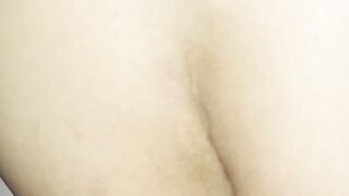 Thai Ladyboy Filled With White Guy's Load While Jerking Off