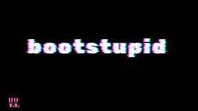 BOOTSTUPID