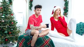 ”Christmas spirit for spoiled teen stepsister was hard to get in to”