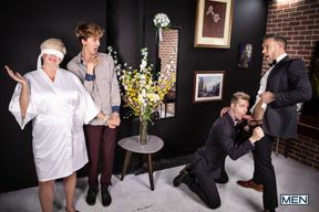 I want my stepmommy's fiancee only for myself! - Alex Mecum,Malik Delgaty & Benjamin Blue