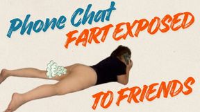 Phone Chat Fart Exposed to Friends