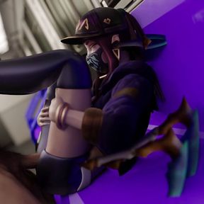 Akali Fucked On The Train (KDA - League of Legends)