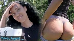 ”Sexy Ebony Babe with Big Ass Ravaged”