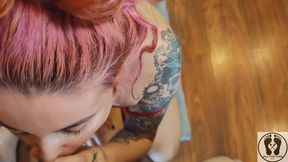 Deepthroat Queen Full Saliva Amazing Blowjob Skills POV