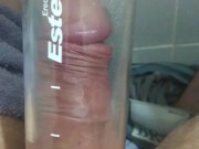 Bombeando mi pija / pumping my cock