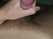 Acabada Con lechona bien Blanca! (Sobre mi vientre)