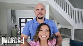 Hot Brunette Vivianna Mulino Tempts JMac With Her Curvy Boobs For A Hot Fuck