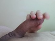 Super fast handjob jerking for micro penis