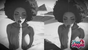 The Black Beauty Loves Retro-style Porn