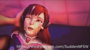 Overwatch Cumshot Compilation PMV