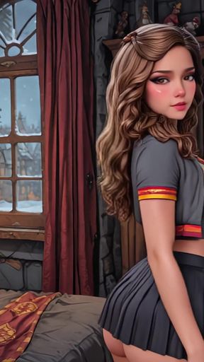 AI CARTOON POV 1 Week at the Magic University   Clip 1