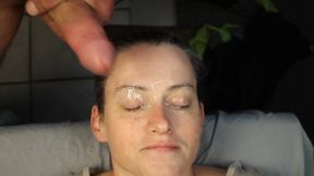 Huge cum blast in my fucking face