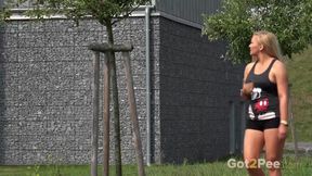 Jenas Bare Pussy by Got 2 Pee where girls come to piss