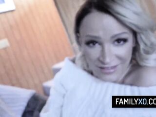 Skinny playgirl gets her cunt pounded by her perv stepfather