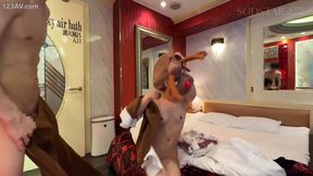 Kominato Yotsuba's Secret Getaway: Passionate Hotel Encounter with Double Creampies"