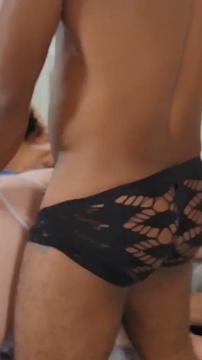 Hardcore Teen Threesome with two 18 year old girls and an older man   Clip 2